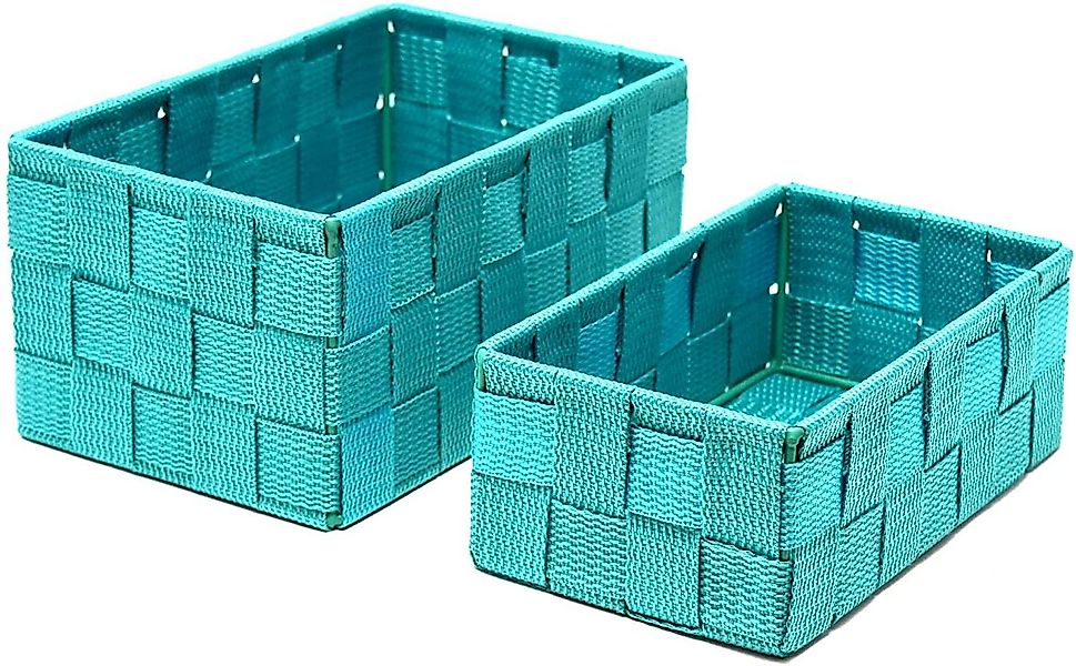 Lashuma Aufbewahrungskorb (Set, 2 St), moderne Körbchen mit Flechtmuster tü günstig online kaufen