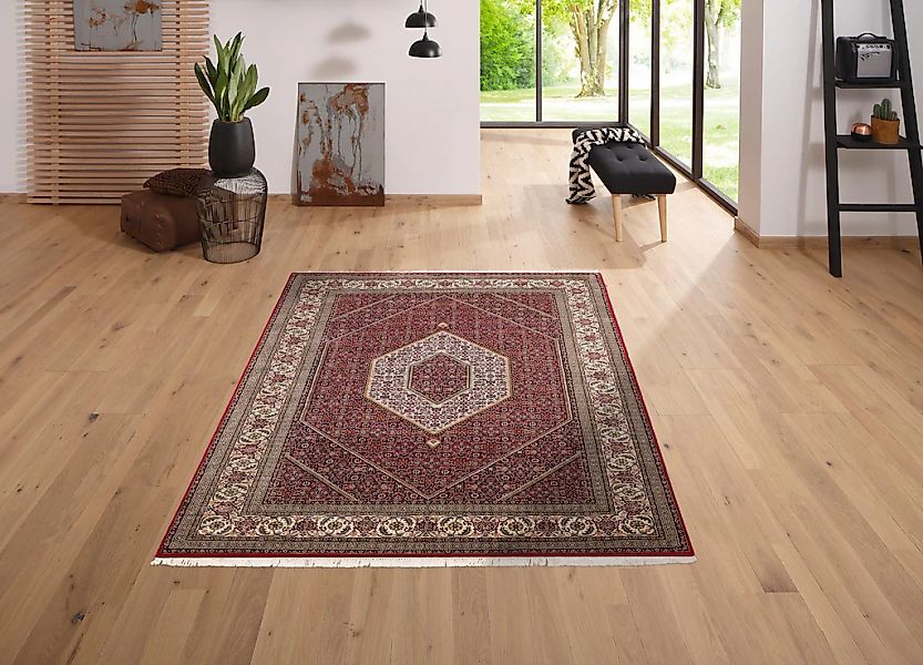 OTTO home Orientteppich "Chandra" rechteckig 12 mm Höhe handgeknüpft, 80% S günstig online kaufen