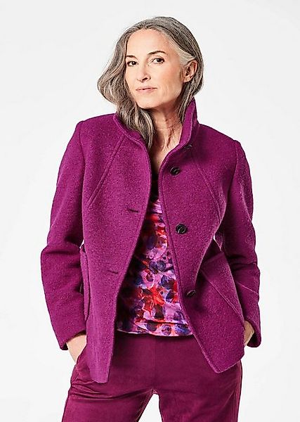 GOLDNER Wolljacke Kurzgröße: Jacke Stehkragen günstig online kaufen
