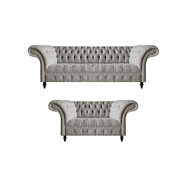 JVmoebel Chesterfield-Sofa Luxus Design Möbel Komplett Sofa Sitzmöbel Sesse günstig online kaufen