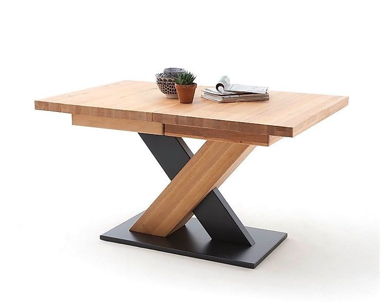 MCA furniture Esstisch Esstisch Ausziehtisch Mendoza, Wildeiche massiv, 140 günstig online kaufen