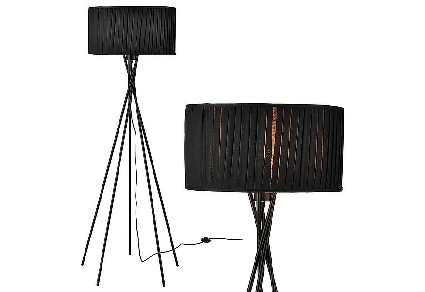 lux.pro Stehlampe, ohne Leuchtmittel, »Black Mikado« Höhe 155cm günstig online kaufen