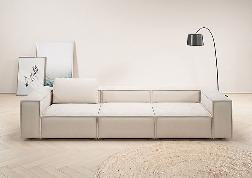 Home affaire 3,5-Sitzer »Watertown, modernes Big-Sofa XXL, 336 cm Breite, a günstig online kaufen