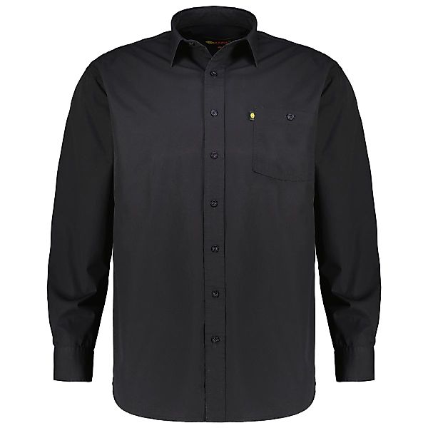 Kamro Freizeithemd aus Baumwolle Farbe schwarz Größe: 6XL günstig online kaufen