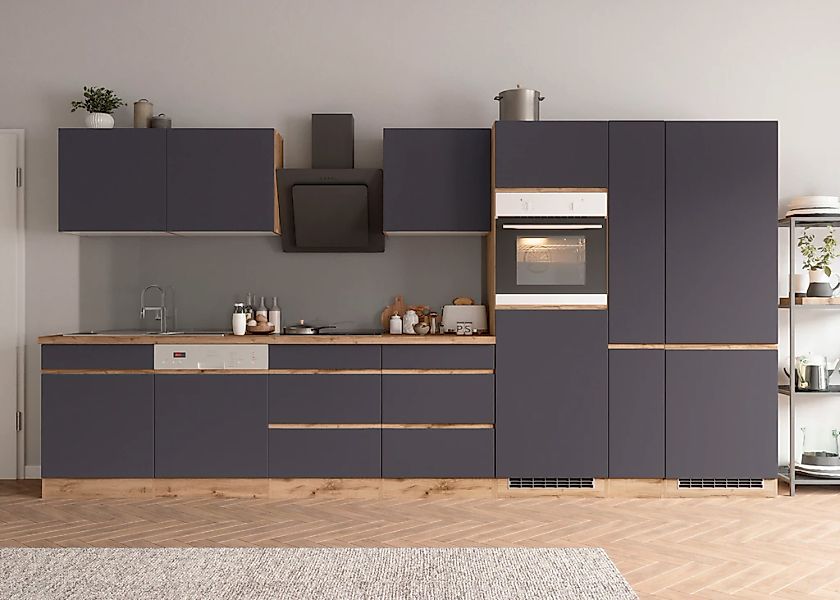 KOCHSTATION Küchenzeile "KS-Riesa", Stellbreite 390 cm, ohne E-Geräte günstig online kaufen