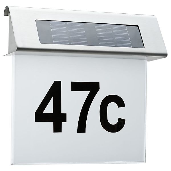 Paulmann LED Außen-Wandleuchte Hausnummer, Tageslichtsensor, LED fest integ günstig online kaufen