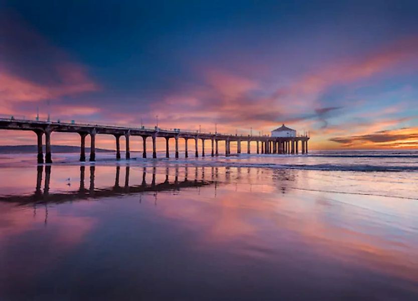 Papermoon Fototapete »Pier at Sunset« günstig online kaufen