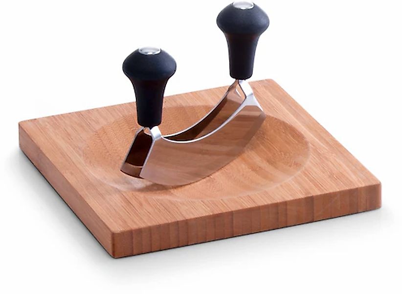 Zeller Present Kräuterschneidebrett »Bamboo«, (Set, 2 St., Wiegemesser), Ed günstig online kaufen