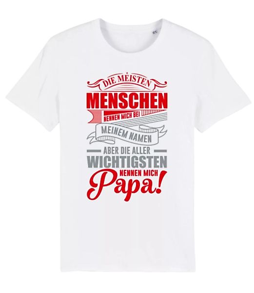 Die Wichtigsten Nennen Mich Papa · Männer Bio T-Shirt Stanley Stella günstig online kaufen