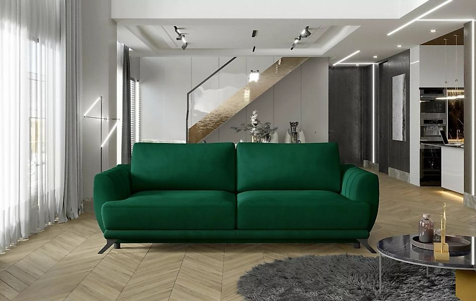 yourhouse24 Sofa Megis Schlafsofa Wohnzimmer mit Schlaffunktion und Bettkas günstig online kaufen