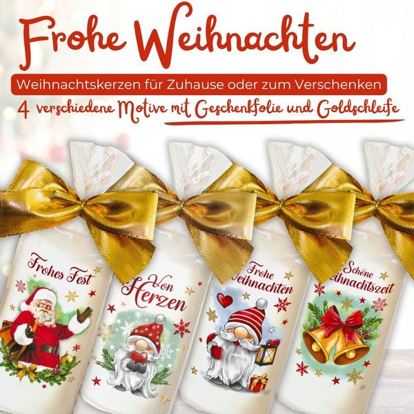 Andrea Geschenkewelt Stumpenkerze Kerzen zu Weihnachten günstig online kaufen