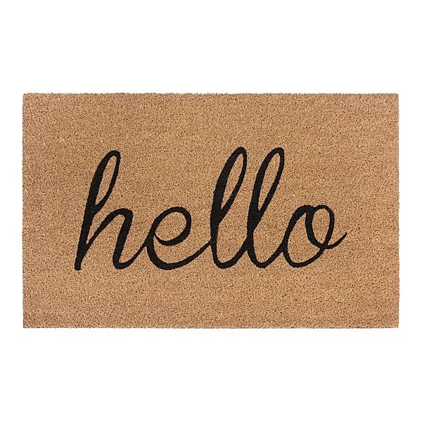 HANSE Home Fußmatte »Kokos Handwritten Hello«, rechteckig günstig online kaufen