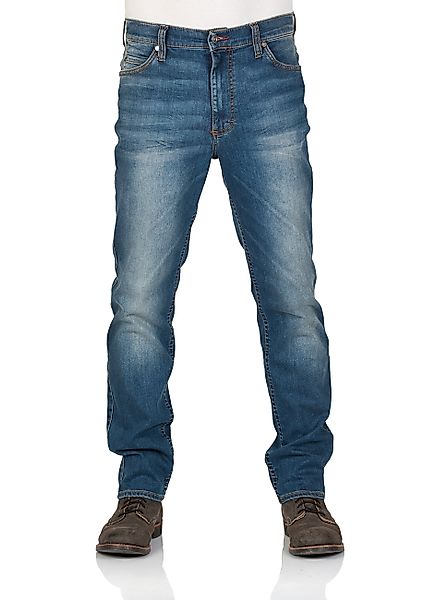Mustang Herren Jeans Tramper - Tapered Fit - Blau - Denim Blue günstig online kaufen