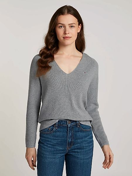 Tommy Hilfiger Strickpullover CO CARDI STITCH günstig online kaufen
