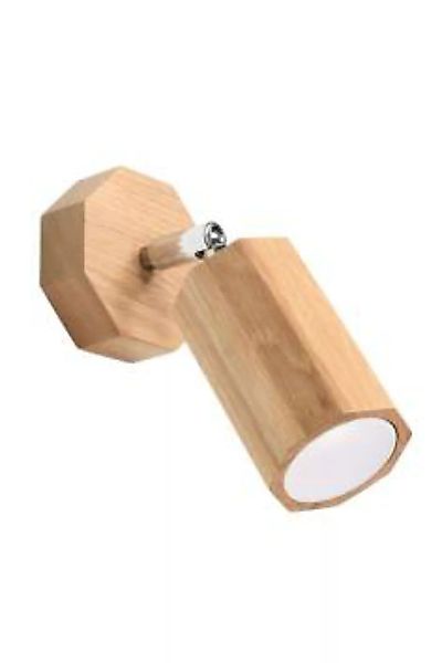 Wandspot Holz H: 17,5 cm klein schwenkbar GU10 SAMON günstig online kaufen