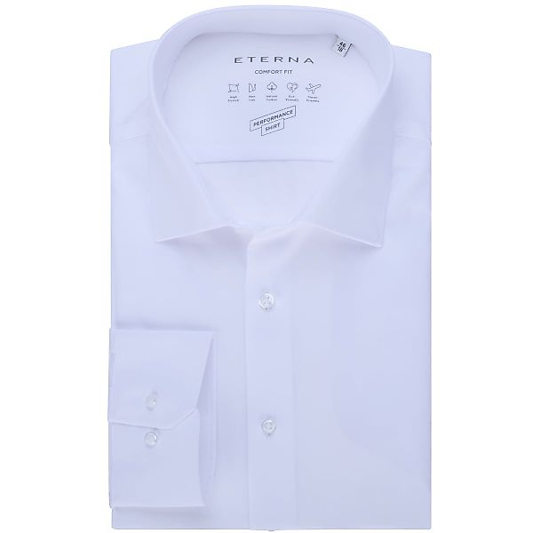 ETERNA Businesshemd mit Stretch, bügelfrei Farbe weiß Größe: 50 günstig online kaufen