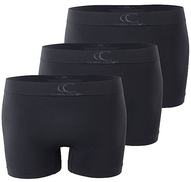 Clark Crown® Boxershorts Seamless (3-St) weiche Microfaser-Qualität günstig online kaufen