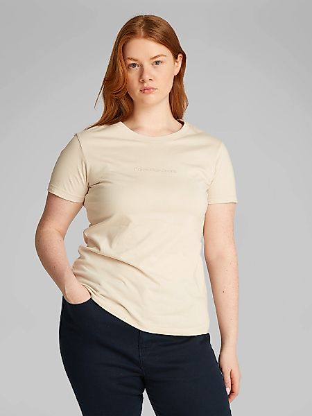 Calvin Klein Jeans Plus T-Shirt "PLUS INSTIT GRAPHIC SLIM TEE", in großen G günstig online kaufen