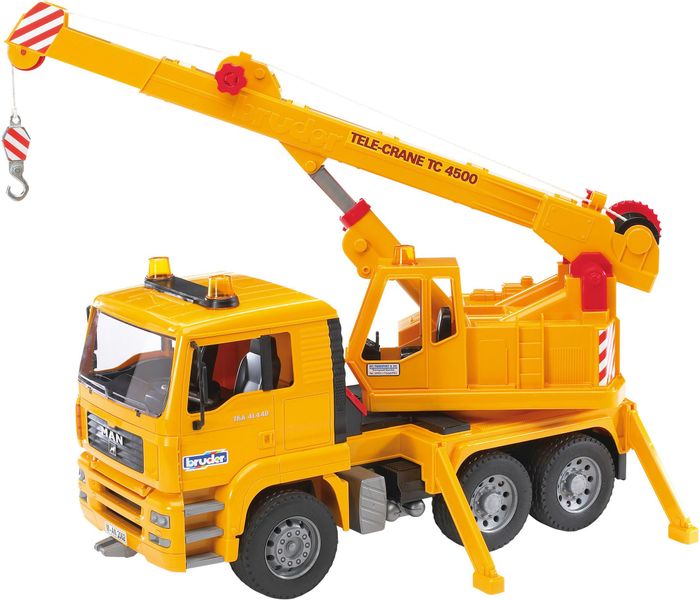 Bruder® Spielzeug-Kran Spielfahrzeug Baustelle Kran MAN günstig online kaufen