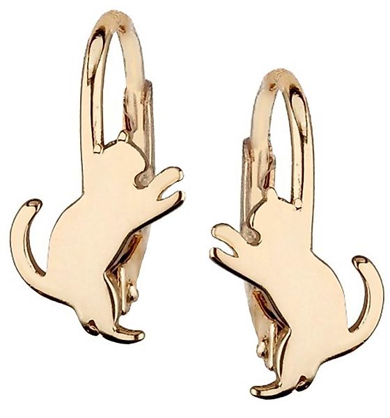 Goldene Hufeisen Paar Ohrhänger Ohrringe Gold günstig online kaufen