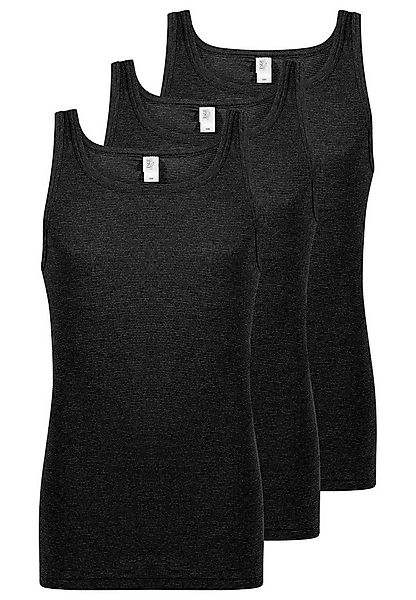 ESGE - Die Wäsche-Macher Unterhemd 3er Pack - Feinripp Jeans (Spar-Set, 3-S günstig online kaufen