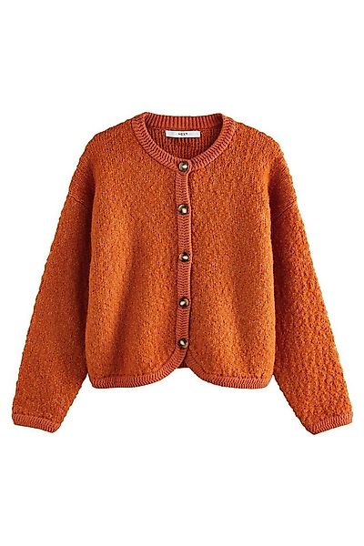 Next Strickjacke Strukturierte, gestrickte Jacke mit Wollanteil (1-tlg) günstig online kaufen