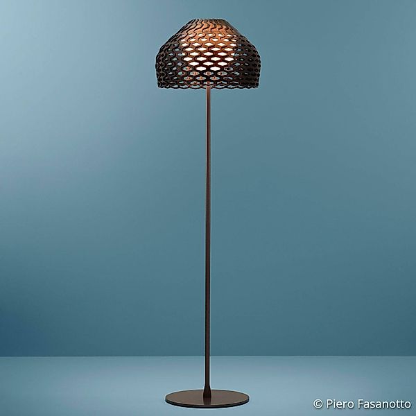 FLOS Tatou F Stehleuchte mit Dimmer, ockergrau günstig online kaufen