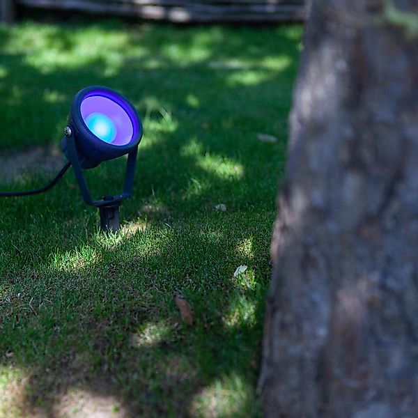 LED Erdspießstrahler Mini Leto in Anthrazit 7,5W 400lm IP65 günstig online kaufen