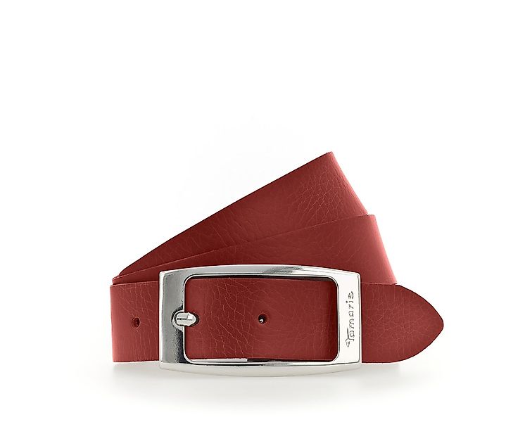 Tamaris Ledergürtel mit glänzender Schließe in tollen Basic-Farben günstig online kaufen