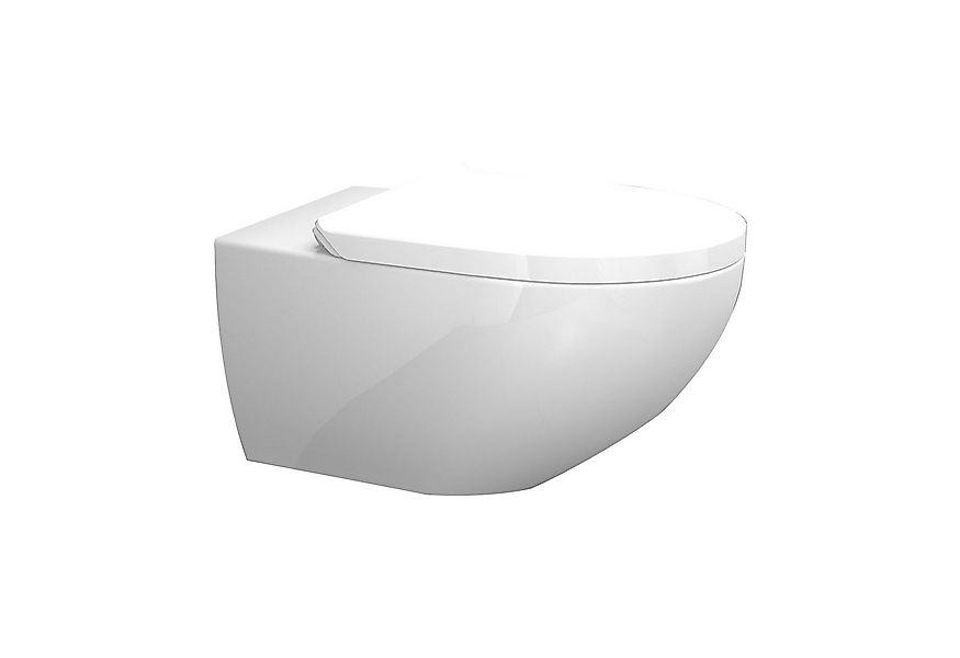 Bernstein Tiefspül-WC E-9030, Hänge-WC, spülrandlos, inkl. Soft-Close-Decke günstig online kaufen