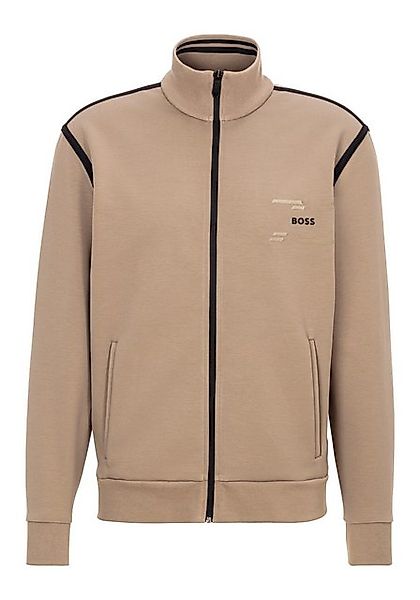 BOSS GREEN Sweatjacke Skaz Tape mit Stehkragen günstig online kaufen