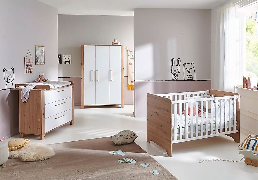 arthur berndt Babyzimmer-Komplettset "Babyzimmer Set "Marlon" 3-teilig", (S günstig online kaufen