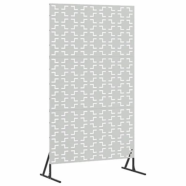 vidaXL Sichtschutz Grau 100 x 50 x 180 cm Stahl 868582 günstig online kaufen