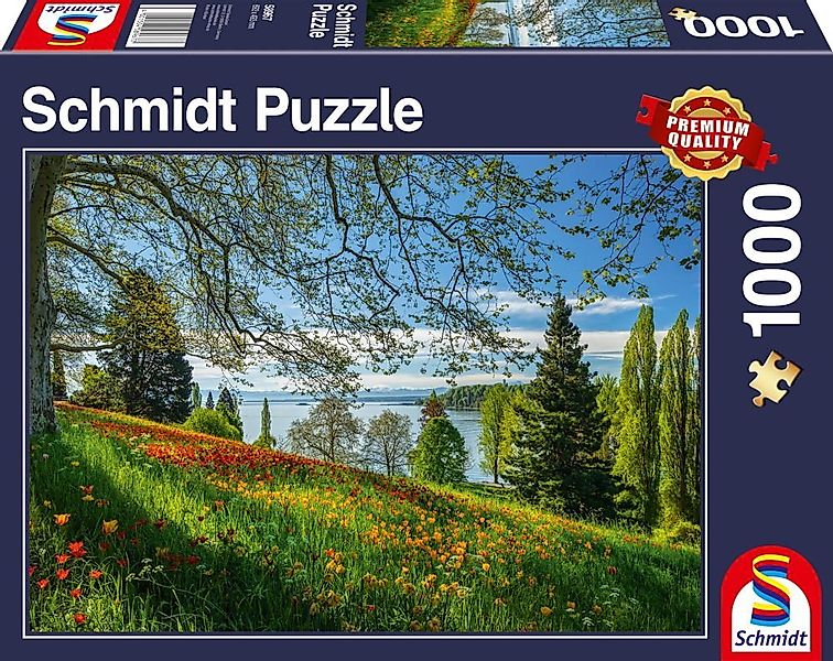 Schmidt Spiele Puzzle 1000 Teile Puzzle Frühlingsallee zur Tulpenblüte Inse günstig online kaufen
