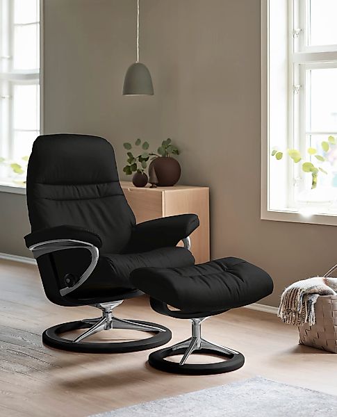 Stressless Relaxsessel "Sunrise" Set, Relaxsessel mit Hocker, mit Signature günstig online kaufen
