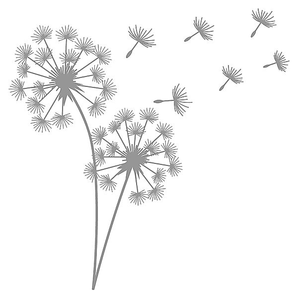 Jumpeak Wanddekoobjekt Pusteblume Wanddekoration aus Metall, günstig online kaufen