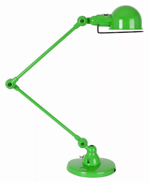 Tischleuchte Signal metall grün / mit 2 Gelenkarmen - H max. 60 cm - Jieldé günstig online kaufen