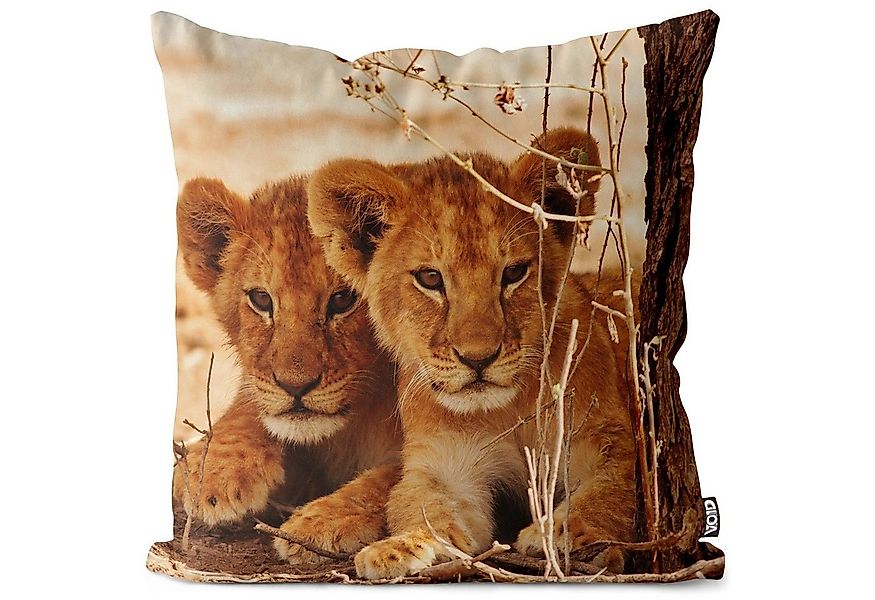 VOID Kissenbezug, (1 Stück), Löwen Kinder Junge Safari König Raubtier Löwe günstig online kaufen