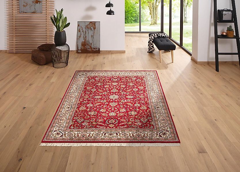 OTTO home Wollteppich "Aras" rechteckig 12 mm Höhe handgeknüpft, reine Woll günstig online kaufen