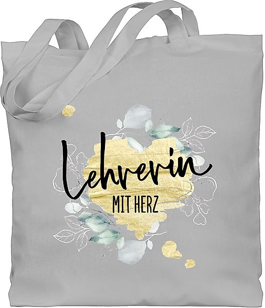 Shirtracer Umhängetasche Lehrerin mit Herz - günstig online kaufen