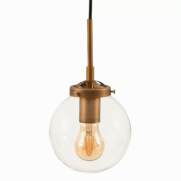 Deckenlampe 15 X 15 X 28 Cm Kristall Gold Metall günstig online kaufen