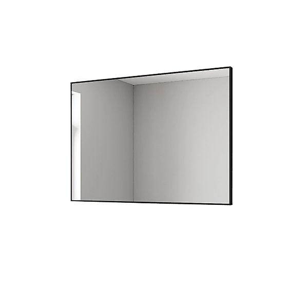 Aquabatos Wandspiegel Badspiegel 50 x 70 cm Rechteckig Spiegel mit Schwarz günstig online kaufen