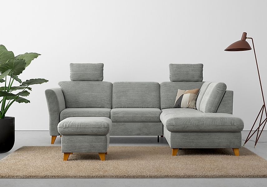 Home affaire Ecksofa »Trelleborg L-Form«, wahlweise mit Bettfunktion und Be günstig online kaufen