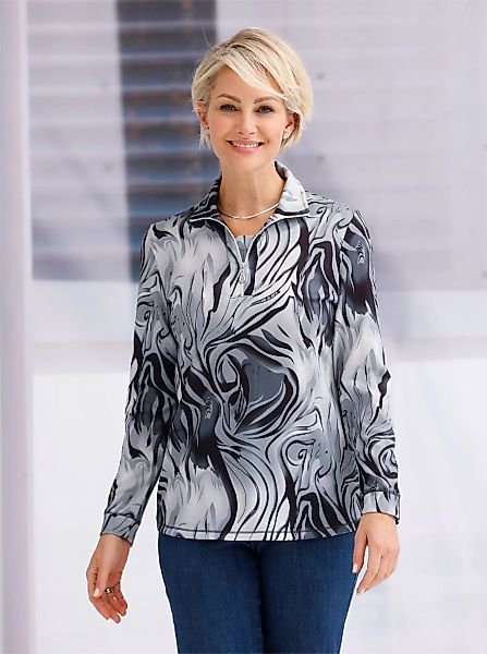 Classic Basics Poloshirt "Winter-Shirt" 1 Stk. tlg. günstig online kaufen