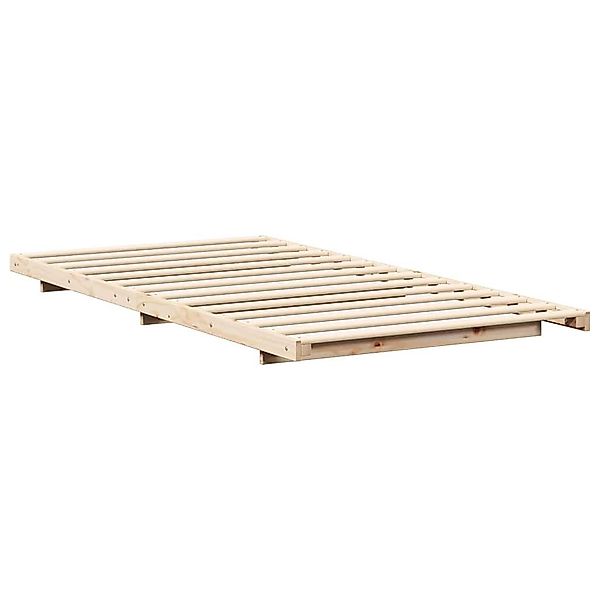 vidaXL Bett Bodenbettgestell Braun 75 x günstig online kaufen
