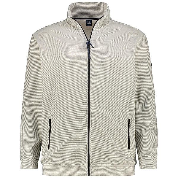 Lerros Sweatjacke aus Baumwolle Farbe beige Größe: 5XL günstig online kaufen