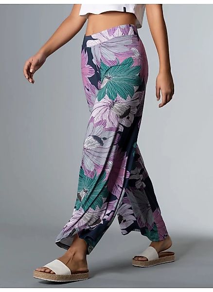 Trigema Jerseyhose "TRIGEMA Elastische Hüfthose mit floralem Allover-Print" günstig online kaufen