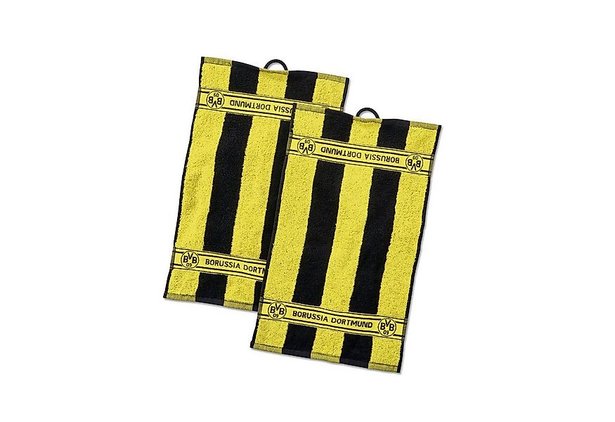 BVB Gästehandtücher BVB-Gästehandtücher Blockstreifen (2 Stück), Baumwolle günstig online kaufen