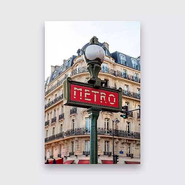 Wandkraft | Wanddekoration Pariser Metro günstig online kaufen