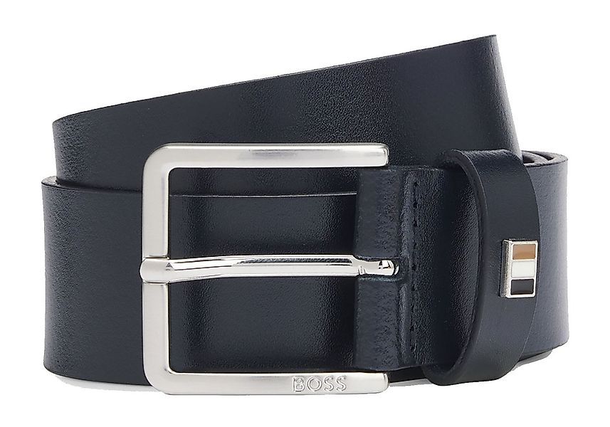 BOSS Ledergürtel Ther-Flag-E Sz35 Leather Belt günstig online kaufen